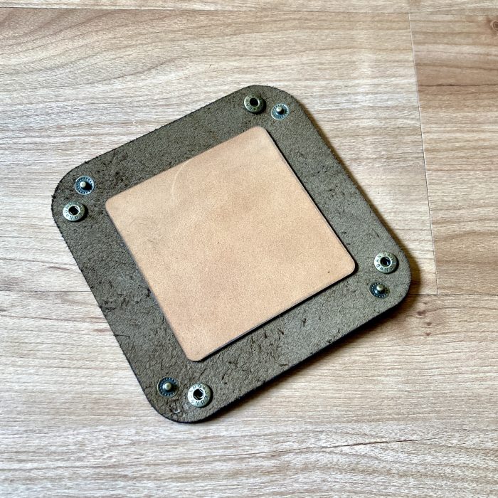 質感簡約皮革小碟手作教學！