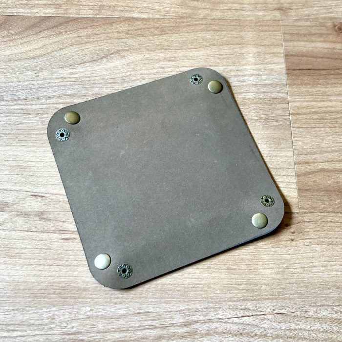 質感簡約皮革小碟手作教學！