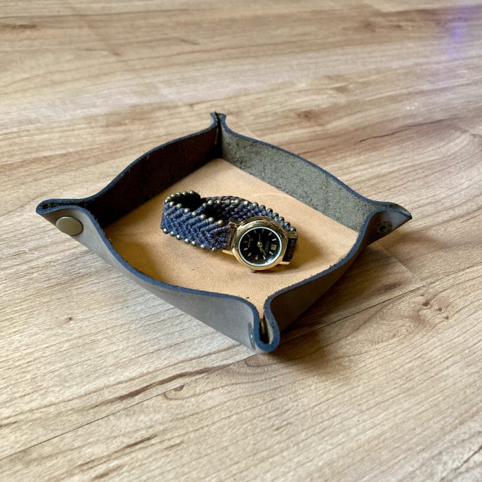 質感簡約皮革小碟手作教學！